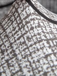 1入組幾何印花辦公椅套，現代滌綸彈力辦公椅套，適合家用 - 彩色 - 查看 7