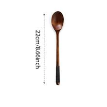 AIUHI 1pc Wooden Spoon - Brown - View 5