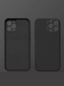 Compatible With IPhone 16 Father's Day 1pc Solid Color TPU Phone Case Waterproof Shockproof Anti-Fall Scratch Resistant