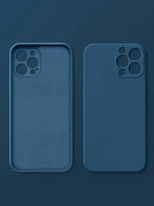 Compatible With IPhone Basic Phone Cases Compatible With IPhone 16 Plain Phone Case Waterproof Shockproof Anti-Fall Scratch Resistant - Royal Blue - View 4