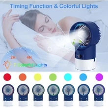 Portable Mini Air Conditioner Fan - Blue - View 4