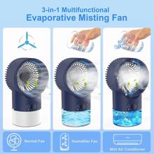 Portable Mini Air Conditioner Fan - Blue - View 5