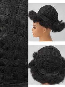 Afro Wig - Black - View 6