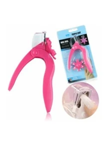 cortatips con medida para uñas - Rosa - Ver 1