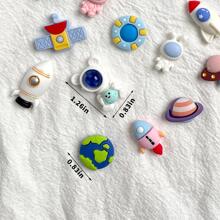 20pcs Astronaut & Planet Design DIY Accessories - Multicolor - View 5