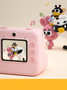 即時成像相機，可拍照/打印/自拍/錄影，最多可拍12000張1080p高清分辨率的照片，配備32GBTF存儲卡，支持多種語言切換，最佳假日禮物 - 粉色 - 查看 3