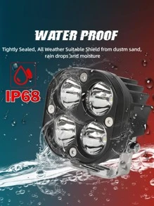 3inch Led Work Lights For Cars Motorcycle Led Bar Fog Lights Universal Spotlight DRL Pod Lamps For Auto 4x4 Offroad ATV 12V 24v - Black - View 9