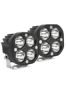 3inch Led Work Lights For Cars Motorcycle Led Bar Fog Lights Universal Spotlight DRL Pod Lamps For Auto 4x4 Offroad ATV 12V 24v - Black - View 2