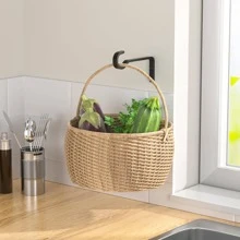 懸掛花盆架,重型懸掛支架,室外手鍛造懸掛花盆支架,穩定且耐用的懸掛花盆和鳥飼料器支架,5.7英寸/14.5厘米 - 黑色 - 查看 4