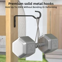 懸掛花盆架,重型懸掛支架,室外手鍛造懸掛花盆支架,穩定且耐用的懸掛花盆和鳥飼料器支架,5.7英寸/14.5厘米 - 黑色 - 查看 6