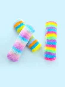 1入組多色貓薄荷和沙沙紙和毛絨玩具貓長枕頭，顏色隨機 - 彩色 - 查看 4