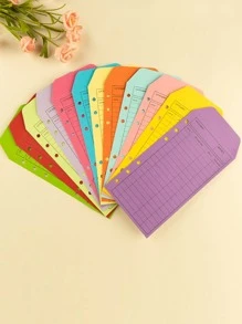 12 Cái Phong Bì Nhiều Màu, Phong Bì Giấy Đa Năng Đơn Giản Cho Văn Phòng, Trường Học - Nhiều màu - Xem 3
