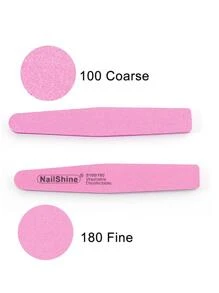 NailShine 10 Dũa Móng Tay Bằng Bọt Biển Với Hai Mặt Đánh Bóng Và Mài, Có Thể Giặt Được, Màu Sắc Ngẫu Nhiên (100/180 Grit) - Nhiều màu - Xem 6
