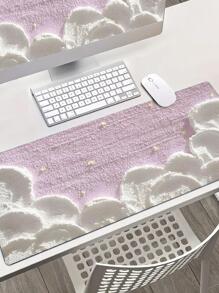 1pc Abstract Pattern Mouse Mat, Creative Multi-purpose Mouse Pad For Office - Multicolor - View 4