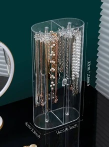 1pc Clear Jewelry Storage Box