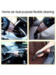 12v 通用汽車點煙器插座便攜式乾濕兩用吸塵器 - 白色 - 查看 3