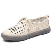 Ballerine minimaliste da donna con lacci, ballerine da esterno alla moda