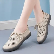 Ballerine minimaliste da donna con lacci, ballerine da esterno alla moda