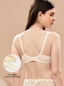 WINGSLOVE Lace Underwire Bra - Apricot - View 2