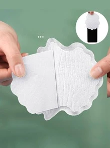 10入組/套無紡布腋下吸汗貼，現代戶外一次性吸汗墊 - 白色 - 查看 7