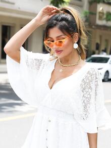 Kính thời trang đa năng & thời trang cho kỳ nghỉ hè trên bãi biển, ngoài trời, du lịch - màu nâu - Xem 2