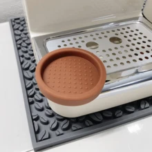 1入組 6 厘米直徑濃縮咖啡搗棒墊，矽膠角墊（不含咖啡搗棒） - 綠色 - 查看 3