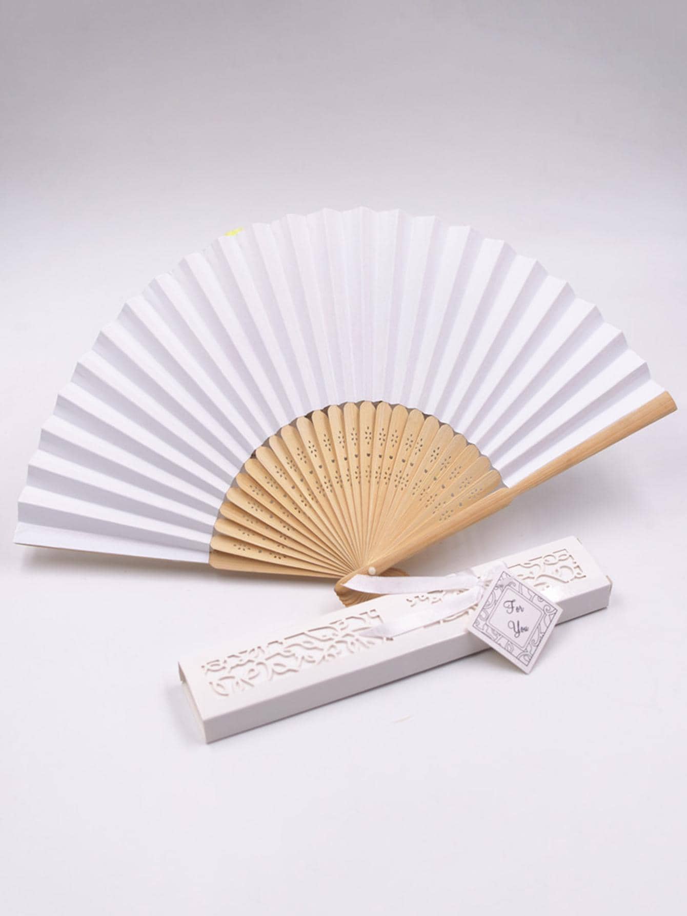 1pc Women Two Tone Fashionable Hand Fan For Daily Life Casual
