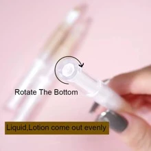 3 Peças/Conjunto Frasco Vazio Descartável de Base Líquida, Recipiente de Beleza de 3ml para Viagens, Decoração de Casa, Sala de Estar, Quarto, Banheiro, Coisas de Viagem, Casamento, Festa, Aniversário, Presentes para Homens, Mãe, Pai, Amigos, Ano Novo, Acessórios, Presente Engraçado