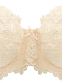 WINGSLOVE Lace Underwire Bra - Apricot - View 7