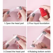 3 Peças/Conjunto Frasco Vazio Descartável de Base Líquida, Recipiente de Beleza de 3ml para Viagens, Decoração de Casa, Sala de Estar, Quarto, Banheiro, Coisas de Viagem, Casamento, Festa, Aniversário, Presentes para Homens, Mãe, Pai, Amigos, Ano Novo, Acessórios, Presente Engraçado