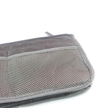 1入組收納內襯袋，雙拉鍊多功能收納袋 - 灰色 - 查看 3