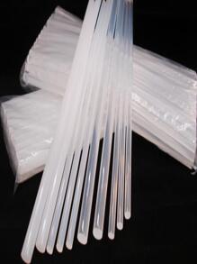 1 Kg de Barras de Silicona PVC Transparente para Manualidades Trabajo Escolar - Blanco - Ver 2