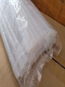 1 Kg de Barras de Silicona PVC Transparente para Manualidades Trabajo Escolar - Blanco - Ver 7