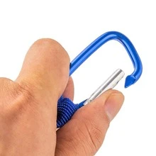 Silicone Outdoor Water Cup Buckle - Blue - View 3