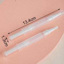 3 Peças/Conjunto Frasco Vazio Descartável de Base Líquida, Recipiente de Beleza de 3ml para Viagens, Decoração de Casa, Sala de Estar, Quarto, Banheiro, Coisas de Viagem, Casamento, Festa, Aniversário, Presentes para Homens, Mãe, Pai, Amigos, Ano Novo, Acessórios, Presente Engraçado
