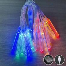 1pc Plastic Decorative Light, Creative Cylinder Design Decoration Light For Party - Multicolor - View 5
