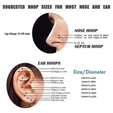 Vòng mũi tối giản bằng thép không gỉ ngộ nghĩnh dành cho phụ nữ để trang trí hàng ngày - Vàng - Xem 5