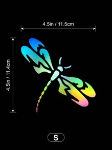 1 pieza libélula creativo animal tótem Adhesivo para coche Calcomanía de vinilo auto Pegatina de coche Accesorios - Multicolor - Ver 4