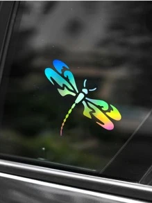 1 pieza libélula creativo animal tótem Adhesivo para coche Calcomanía de vinilo auto Pegatina de coche Accesorios - Multicolor - Ver 2