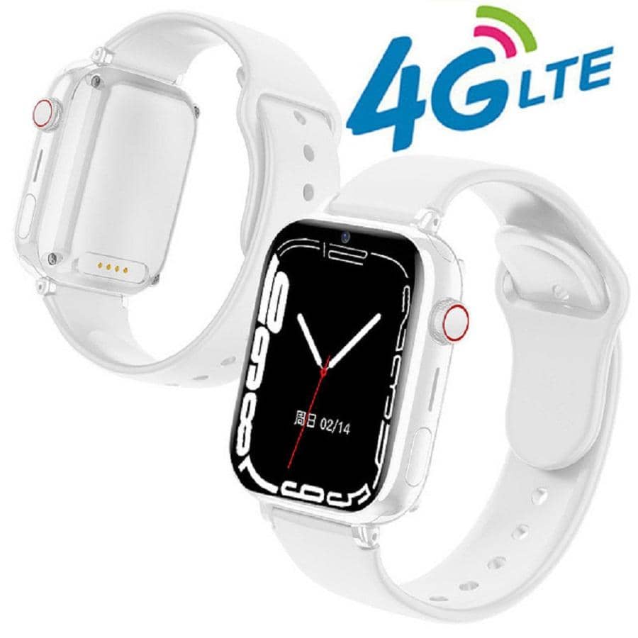 1 pieza Reloj inteligente blanco poliuretano PU con tira deportivo de podómetro recordatorios seguimiento del sueño alarma cuadrado esfera , compatible con Androids iPhone - Blanco - Ver 1