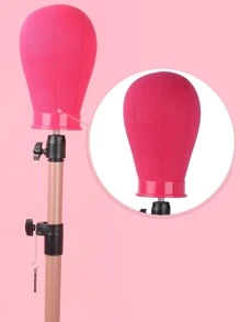 Professional Mannequin Model Wig Stand - Hot Pink - View 1
