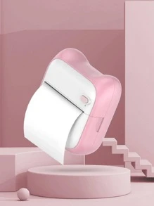 Mini Portable Thermal Printer For Printing Error Photo Memo Label - Pink - View 3