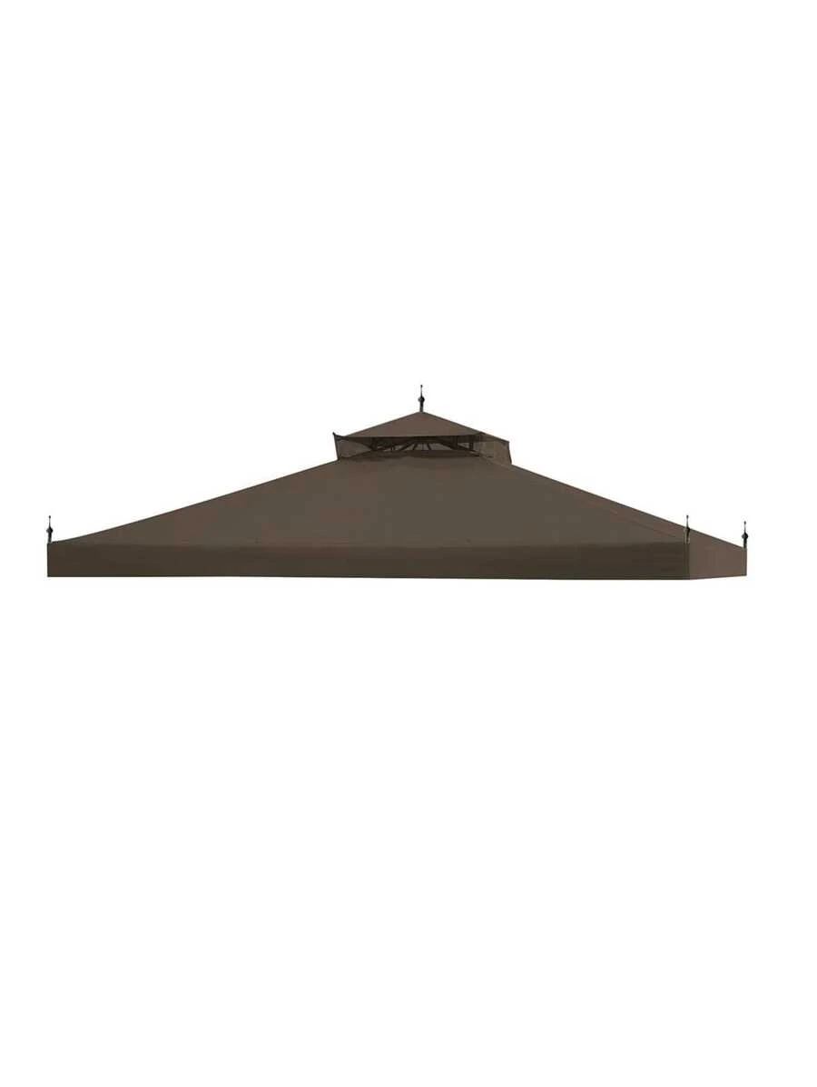 11.8'x9.8' Canopy Top Replacement Beige For 2Tier Sunjoy L