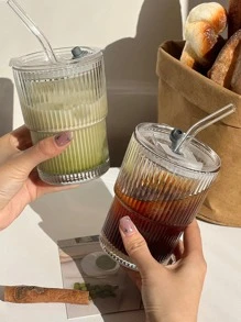 1 pieza Botella de pajita transparente - transparente - Ver 1