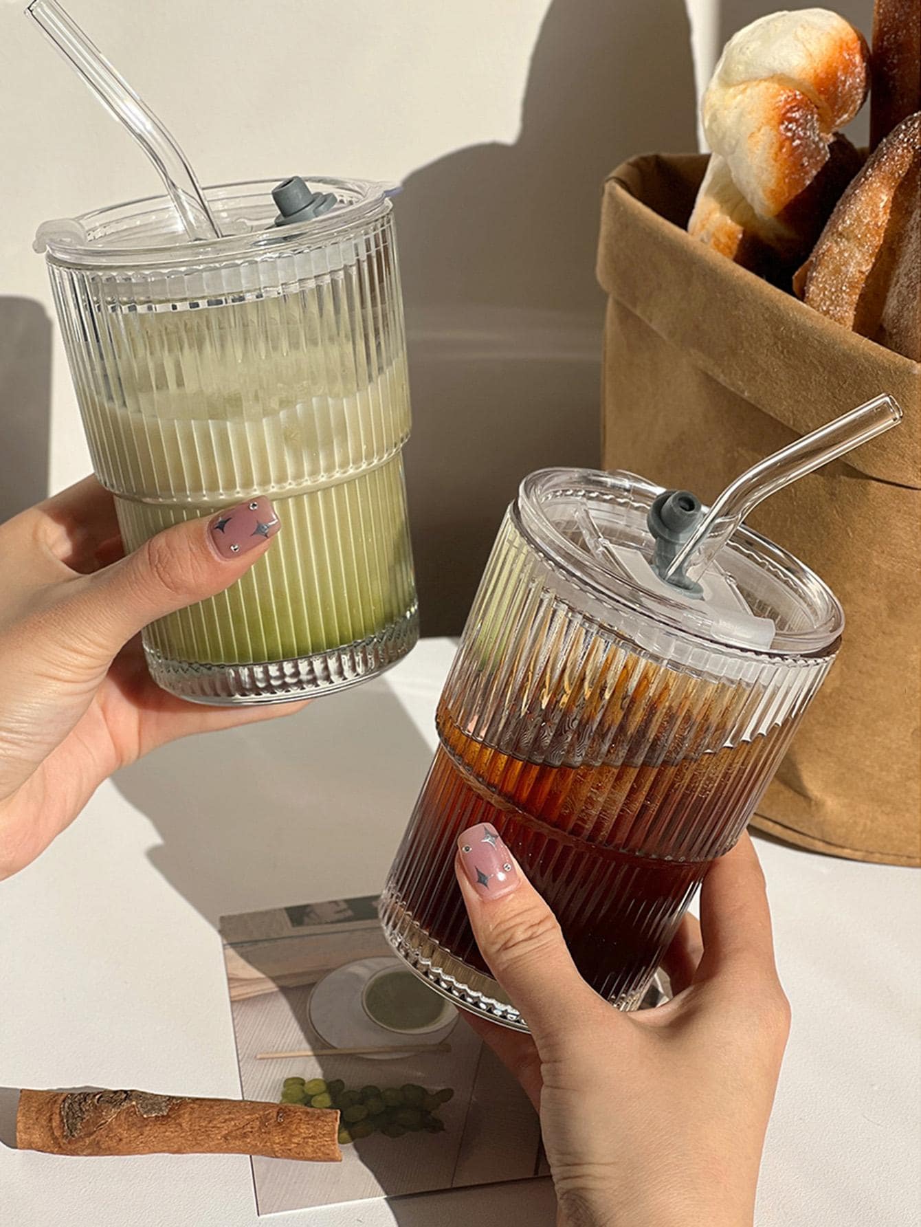 1 pieza Botella de pajita transparente - transparente - Ver 1