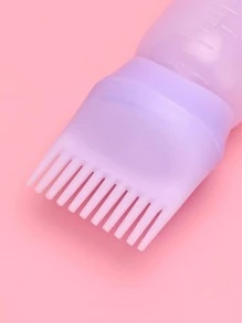 便携式染发剂涂抹瓶，3 件装塑料专业染发剂套装，适用于沙龙