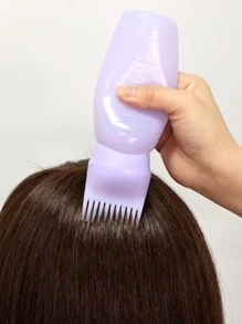 便携式染发剂涂抹瓶，3 件装塑料专业染发剂套装，适用于沙龙