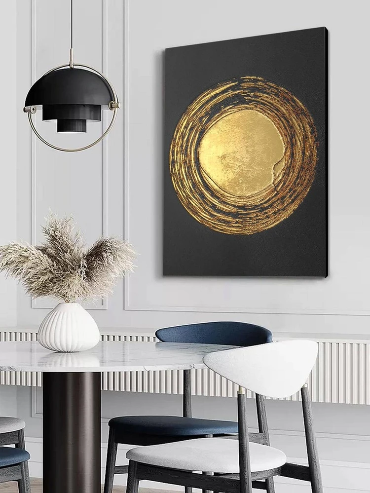 1pc Annual Ring Print Unframed Painting - Multicolor - View 5