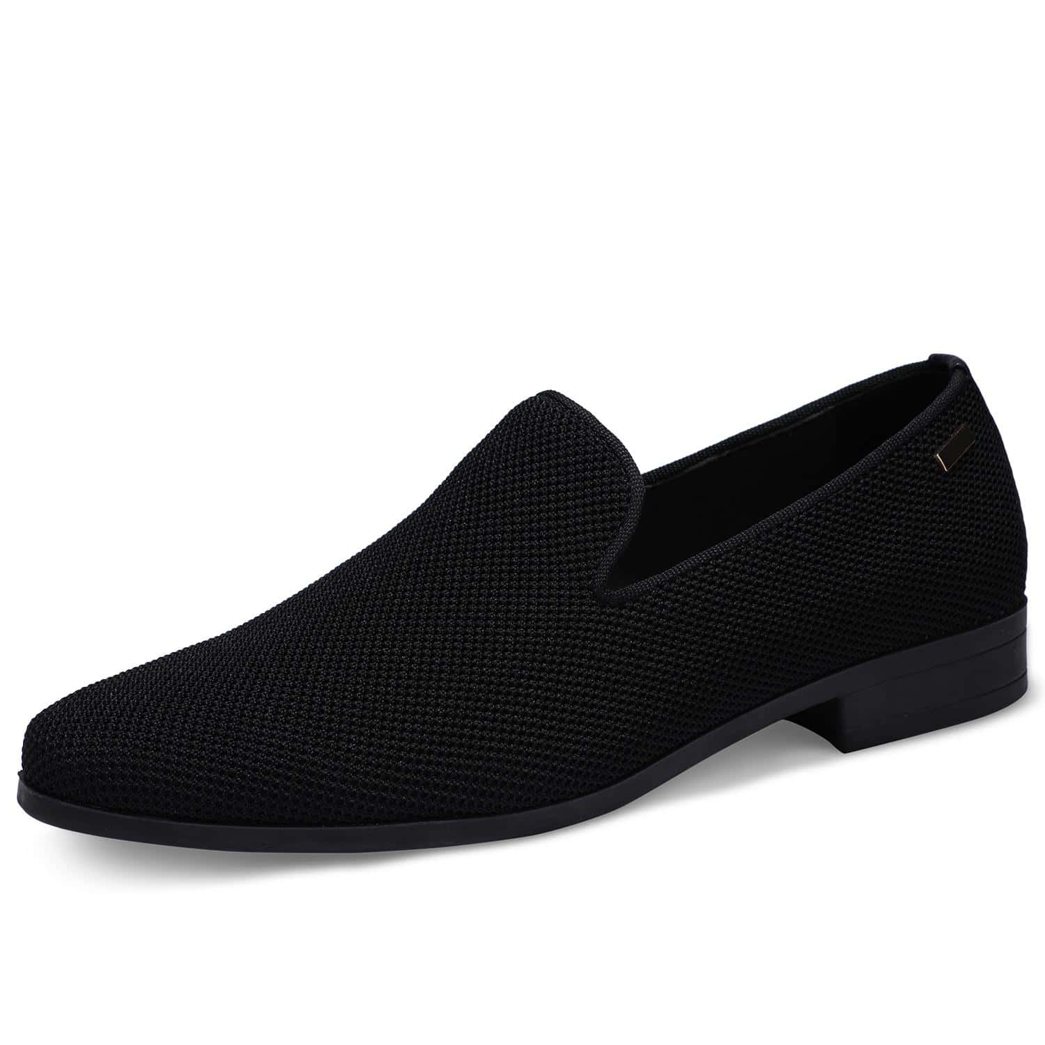 JEKO Mens Loafers Wedding Dress Shoes Slip On Driving Shoes Tuxedo Suit Shoes - 黑色 - 查看 1