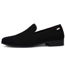 JEKO Mens Loafers Wedding Dress Shoes Slip On Driving Shoes Tuxedo Suit Shoes - 黑色 - 查看 4